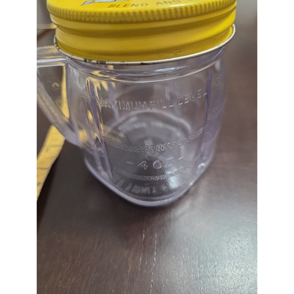 Oster Osterizer Mini Blend Container Vintage Blender Store Jars Plastic 8oz - Picture 2 of 5
